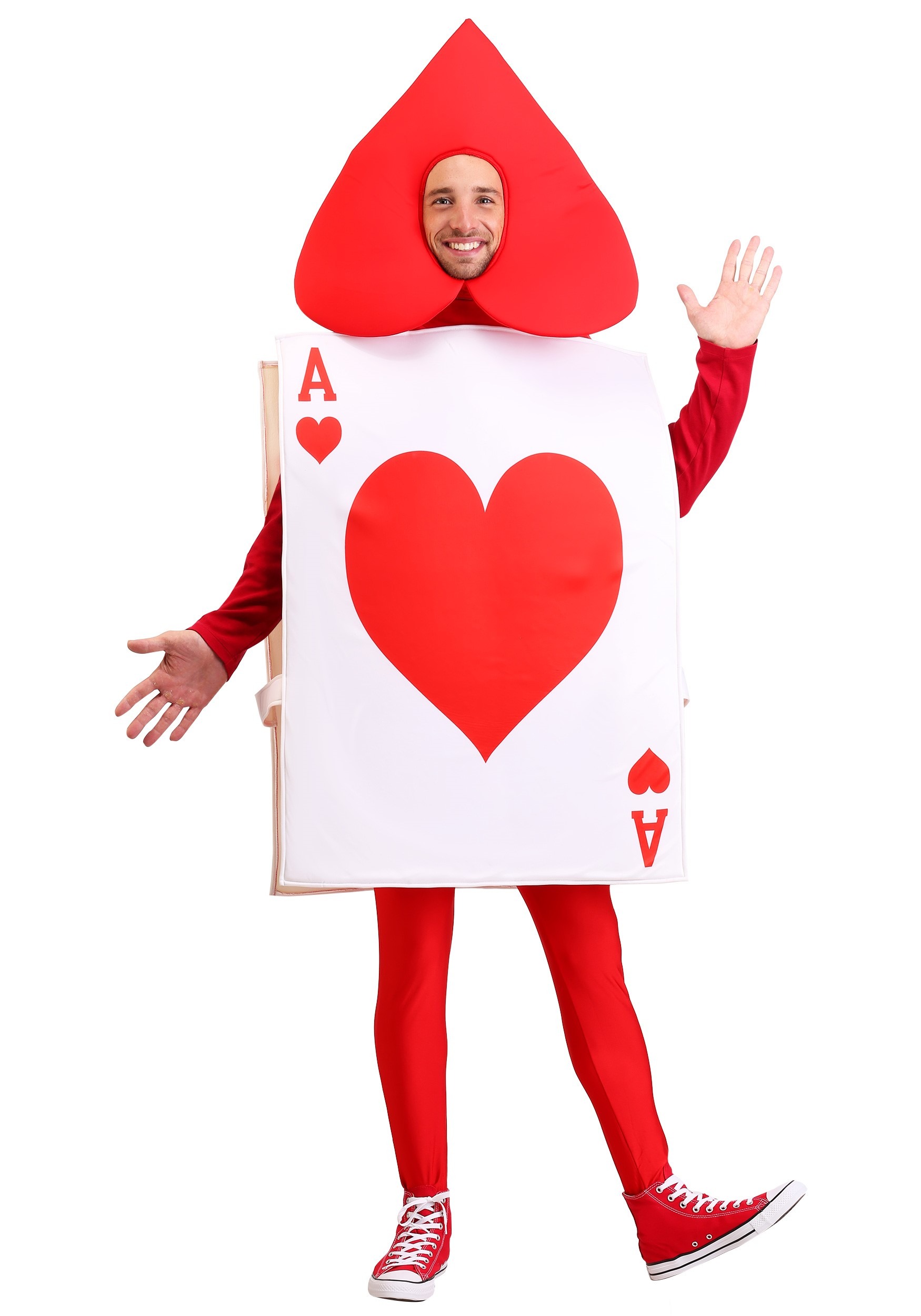 Adult Ace Of Hearts Costume , Adult Halloween Costumes