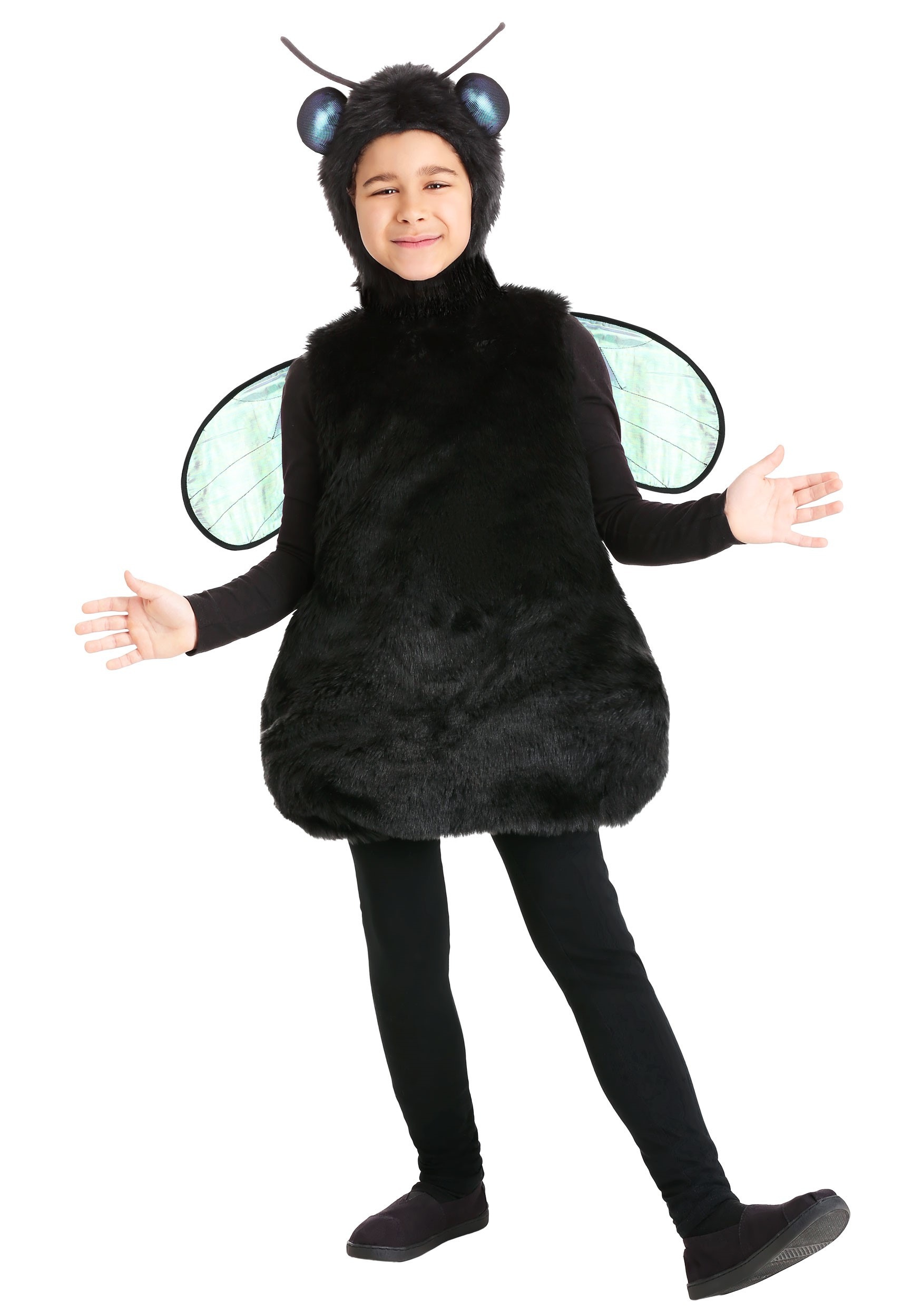 Exclusive Child Black Fly Costume , Insect Costumes