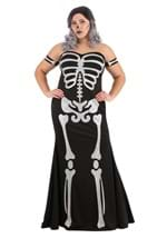 Plus Size Womens High Fashion Skeleton Costume