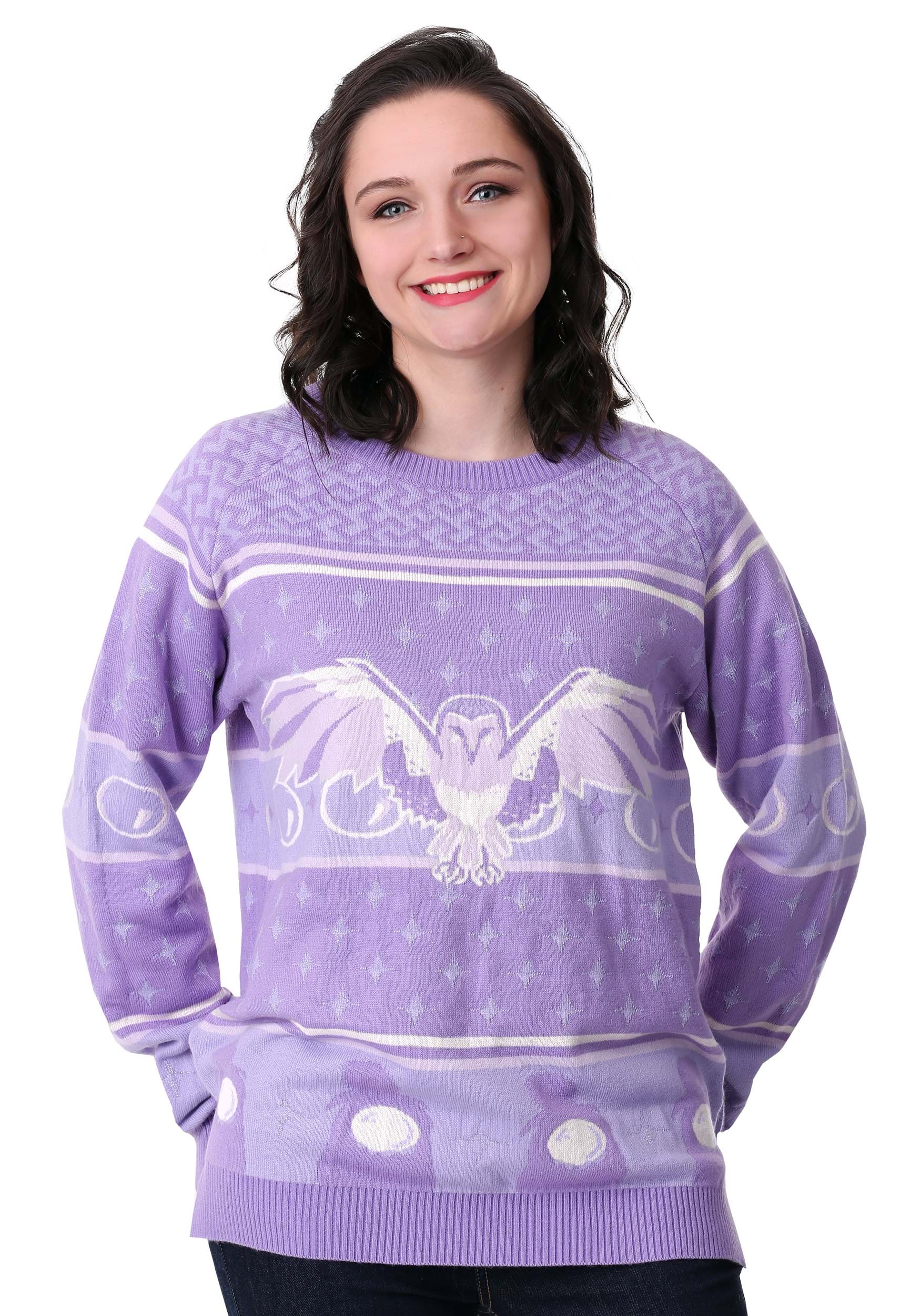 Hi-Lo Labyrinth Owl Ugly Women's Christmas Sweater