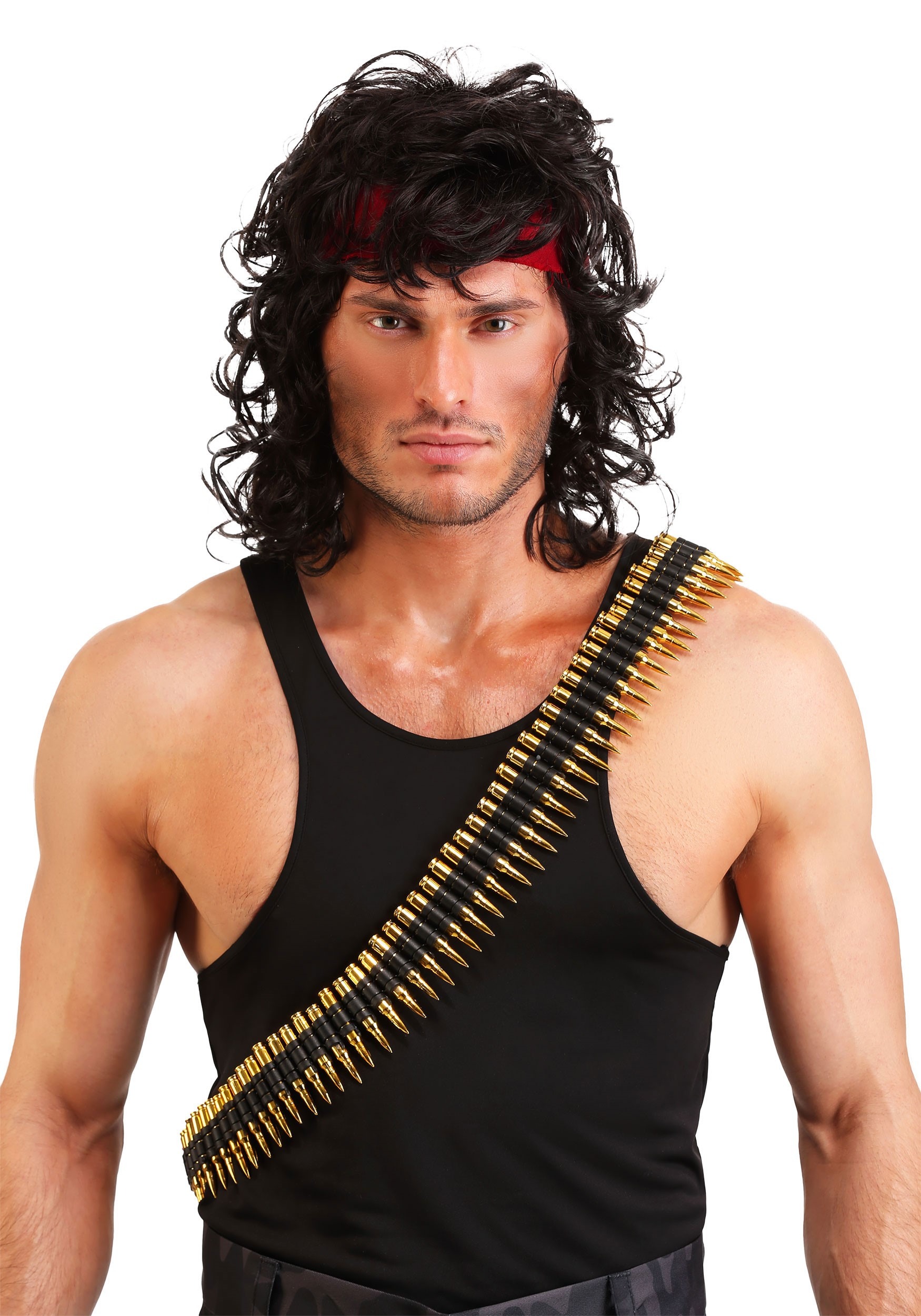 Rambo John Rambo Wig for Adults