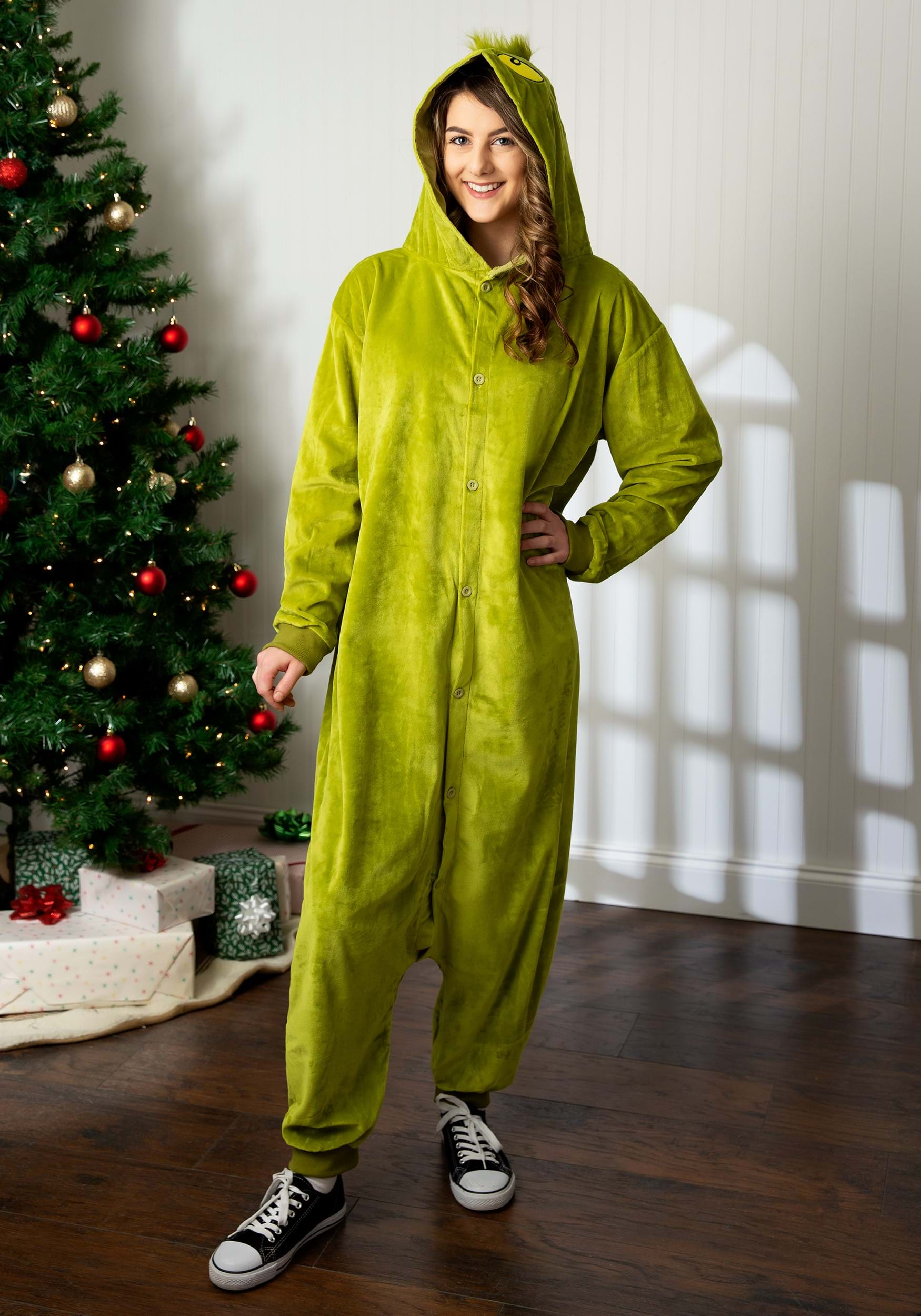 Dr. Seuss The Grinch Adult Kigurumi Costume