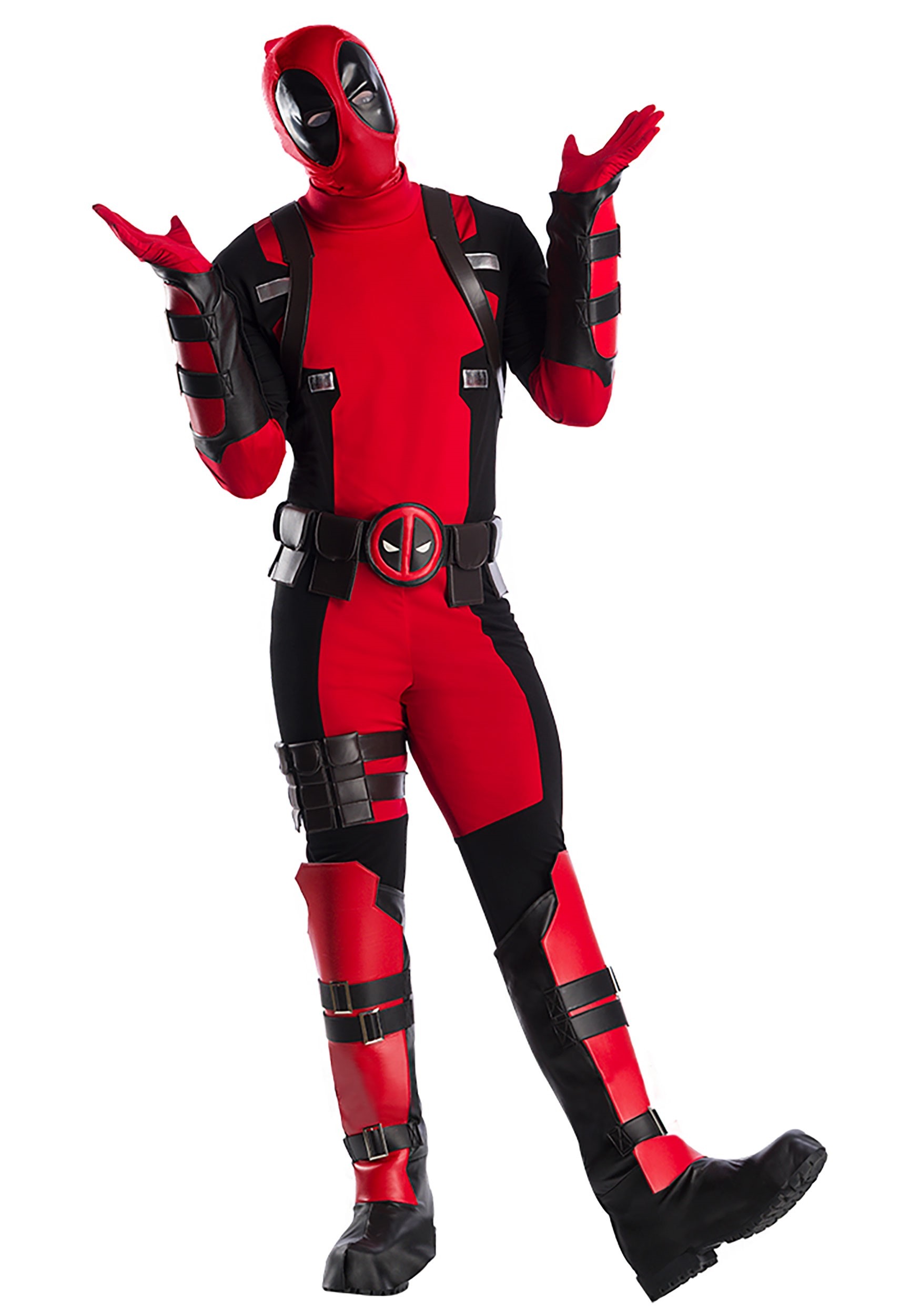 Premium Deadpool Marvel Costume for Plus Size Adults