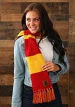 Gryffindor Patch Striped Scarf Alt 1