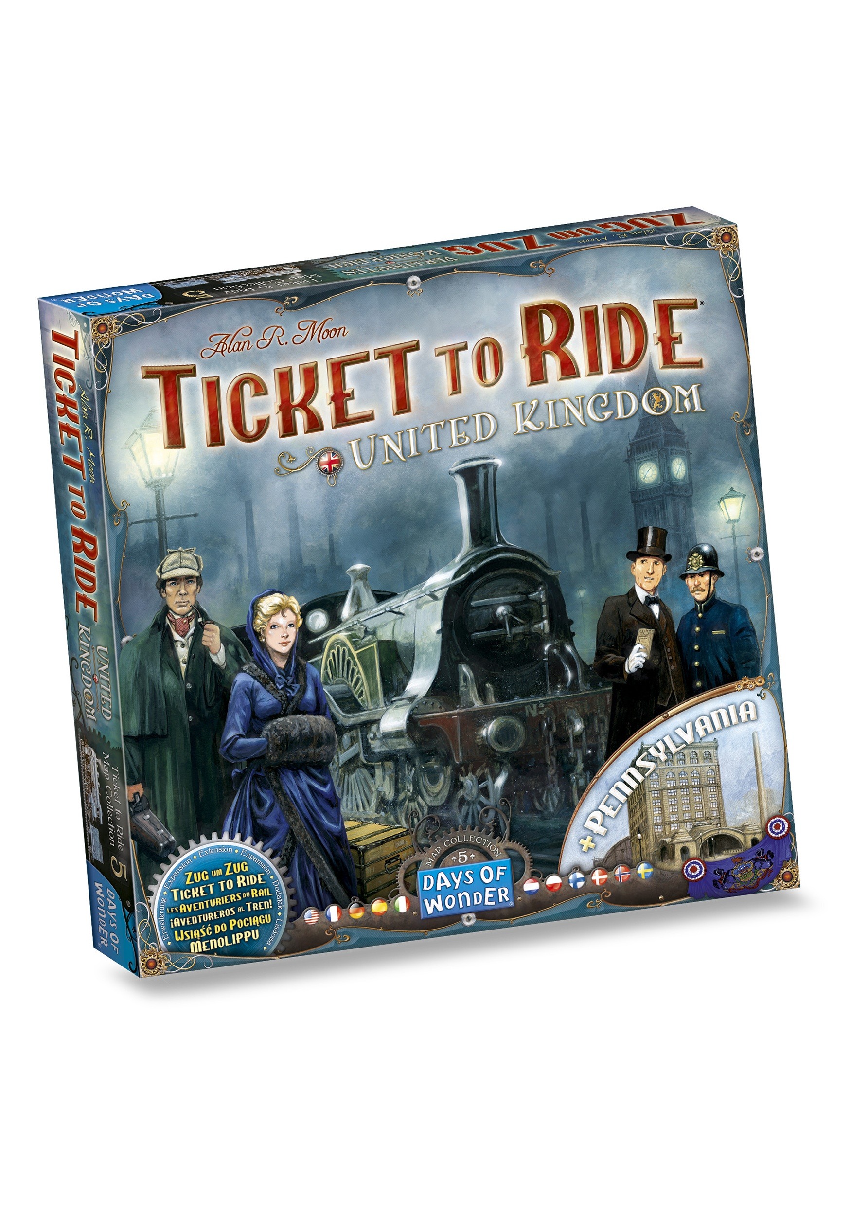 Ticket to Ride: United Kingdom Board Game Strategy Game