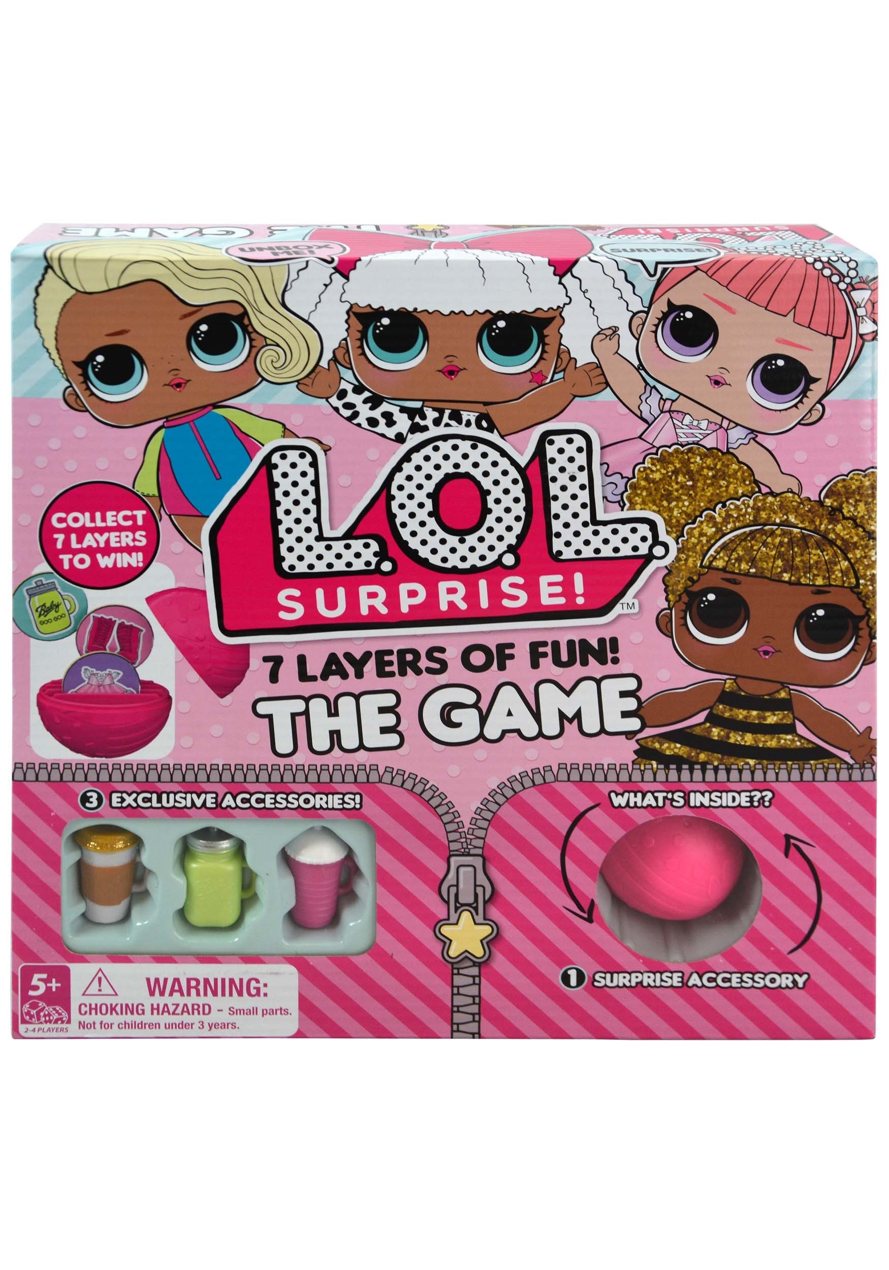 LOL! Surprise 7 Layers of Fun Board Game