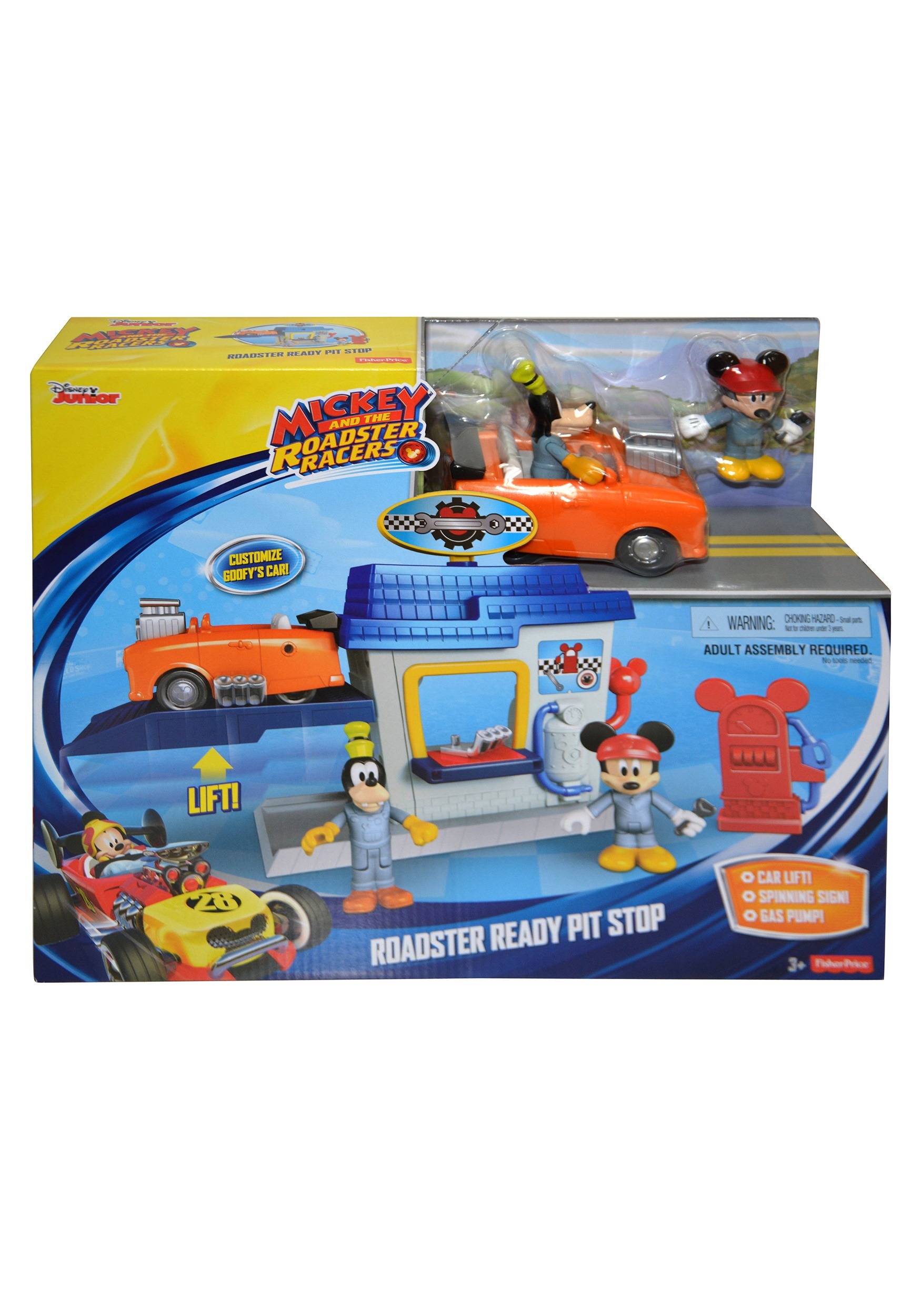 fisher price mickey and the roadster racers