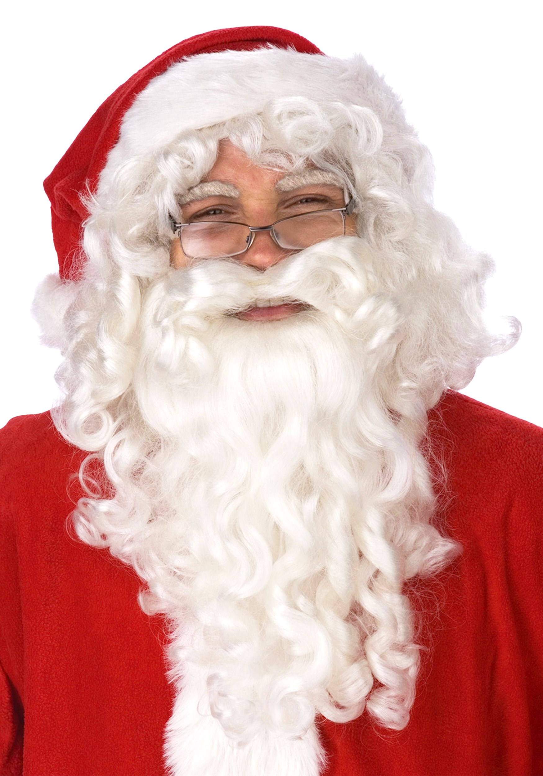 White Santa Wig and Beard Set