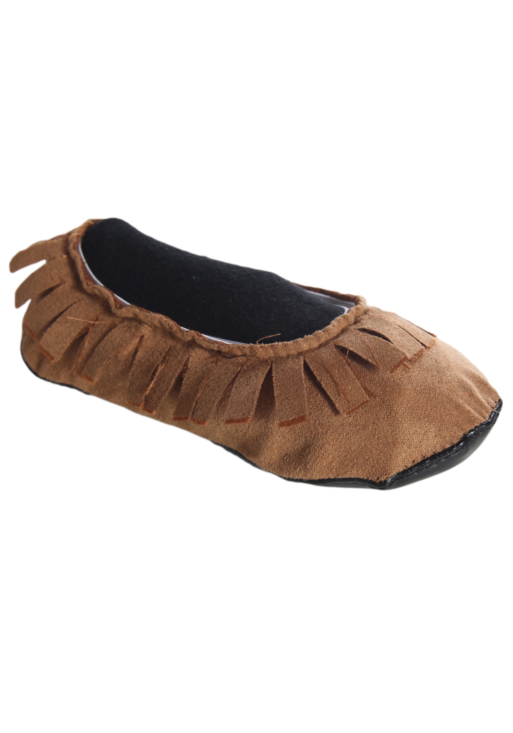 70s Hippie Fringed Moccasins , Costume Accessory