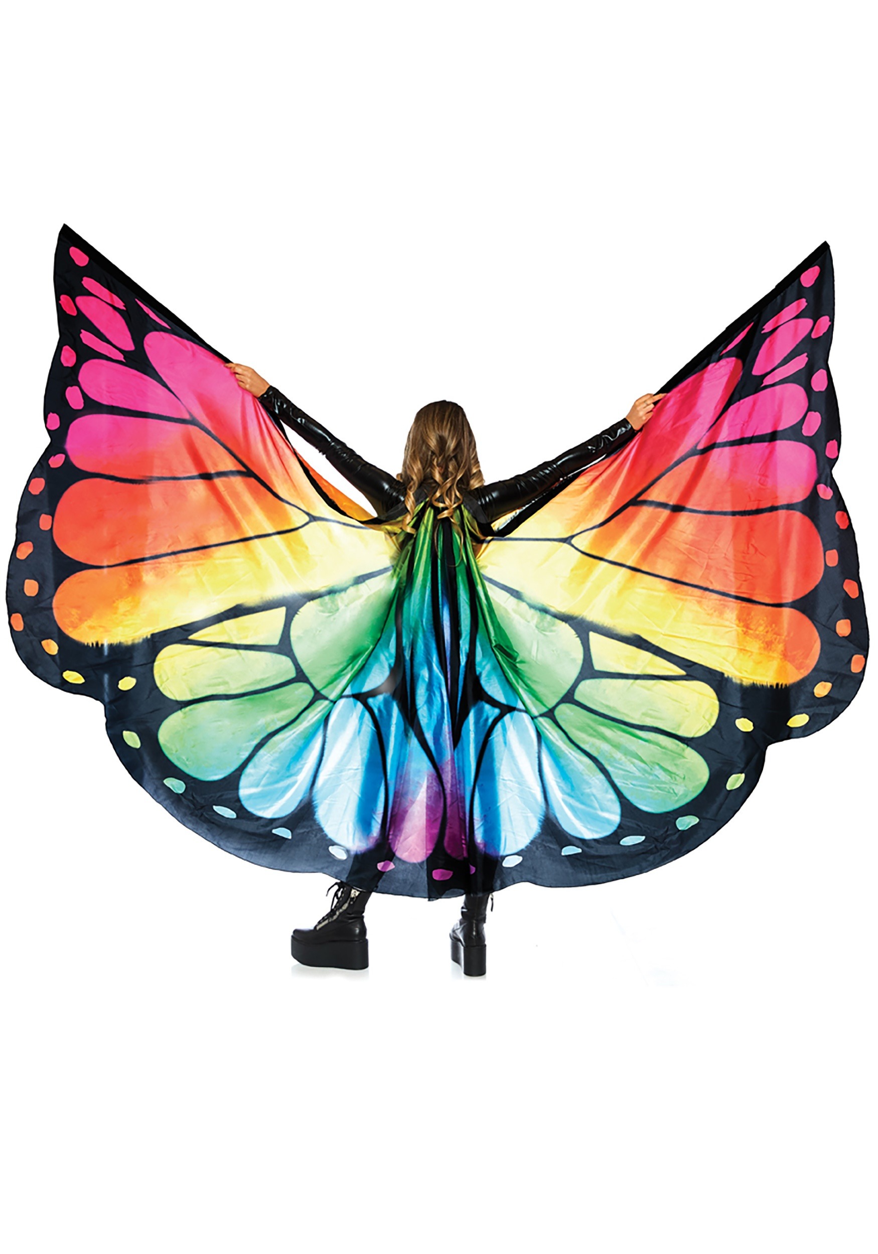Adult Rainbow Butterfly Wings , Costume Accessories