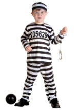 Striped Prisoner Toddler Costume