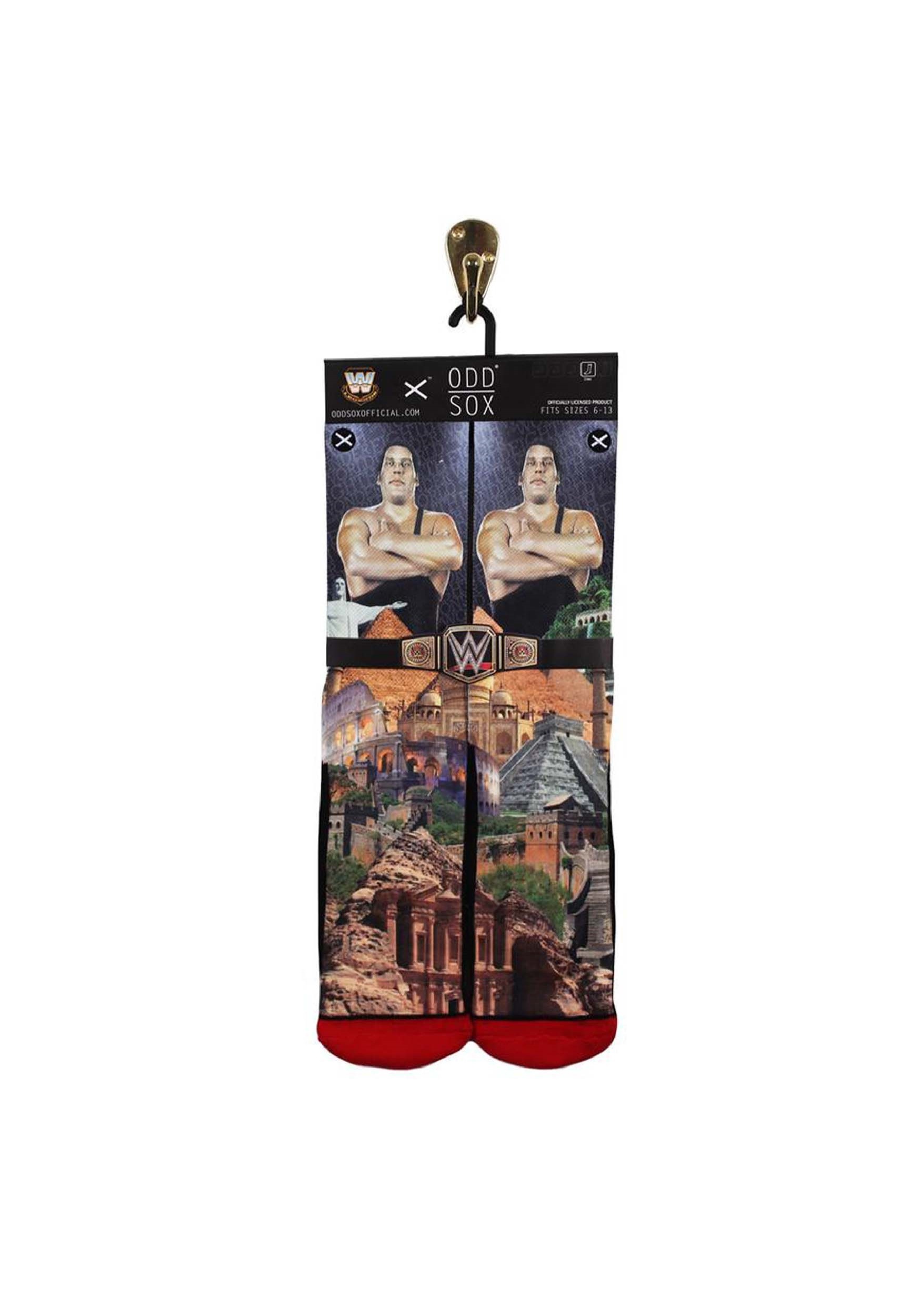 WWE Andre the Giant Sublimated Socks Odd Sox