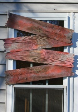 Haunted Window Boards -  Halloween Decoration Blood Stains