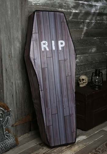 Coffin Decoration 5 Foot Collapsible Wood Grain Look
