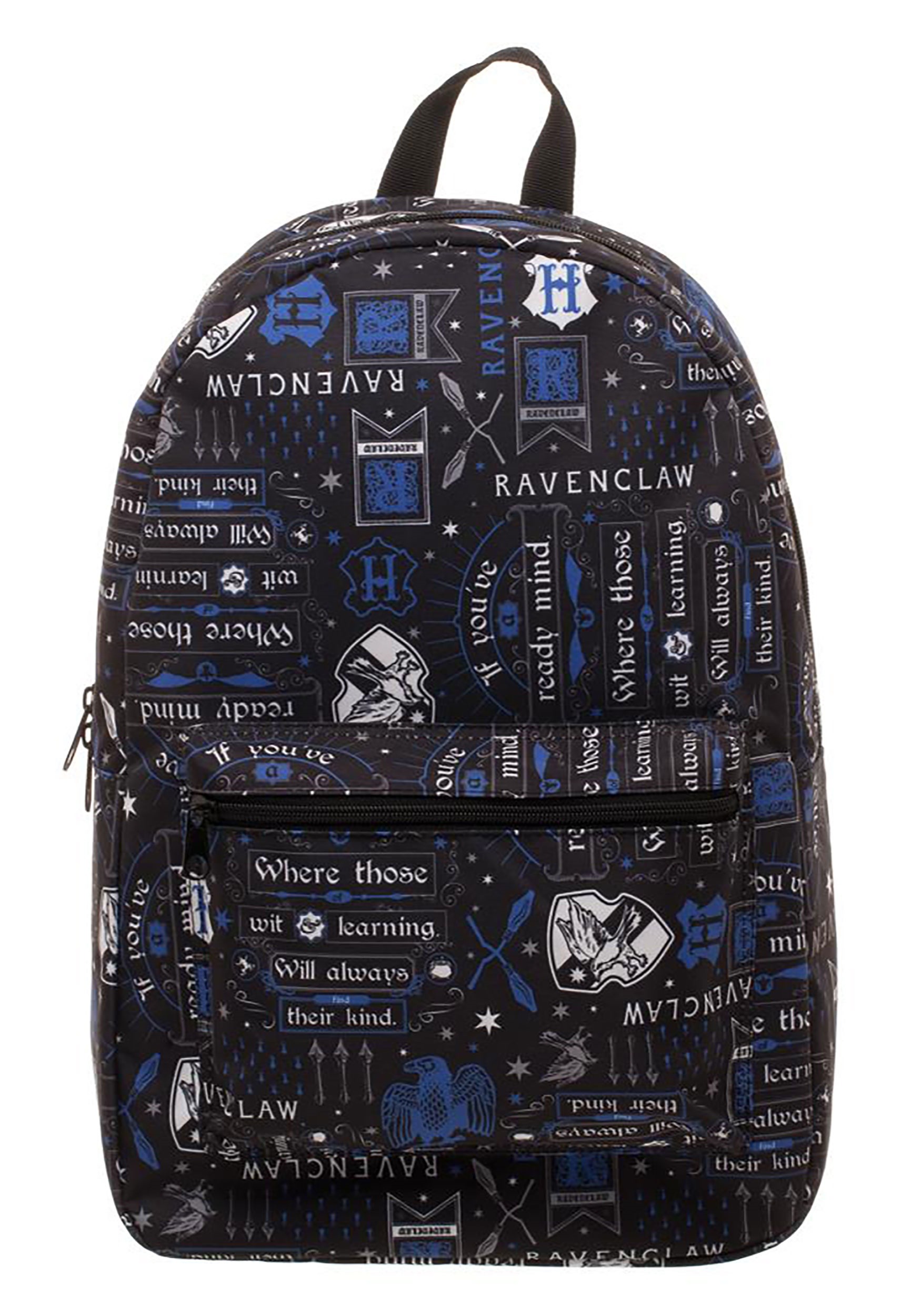 Harry Potter Icon Print Ravenclaw Backpack