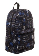 Harry Potter Icon Print Ravenclaw Backpack