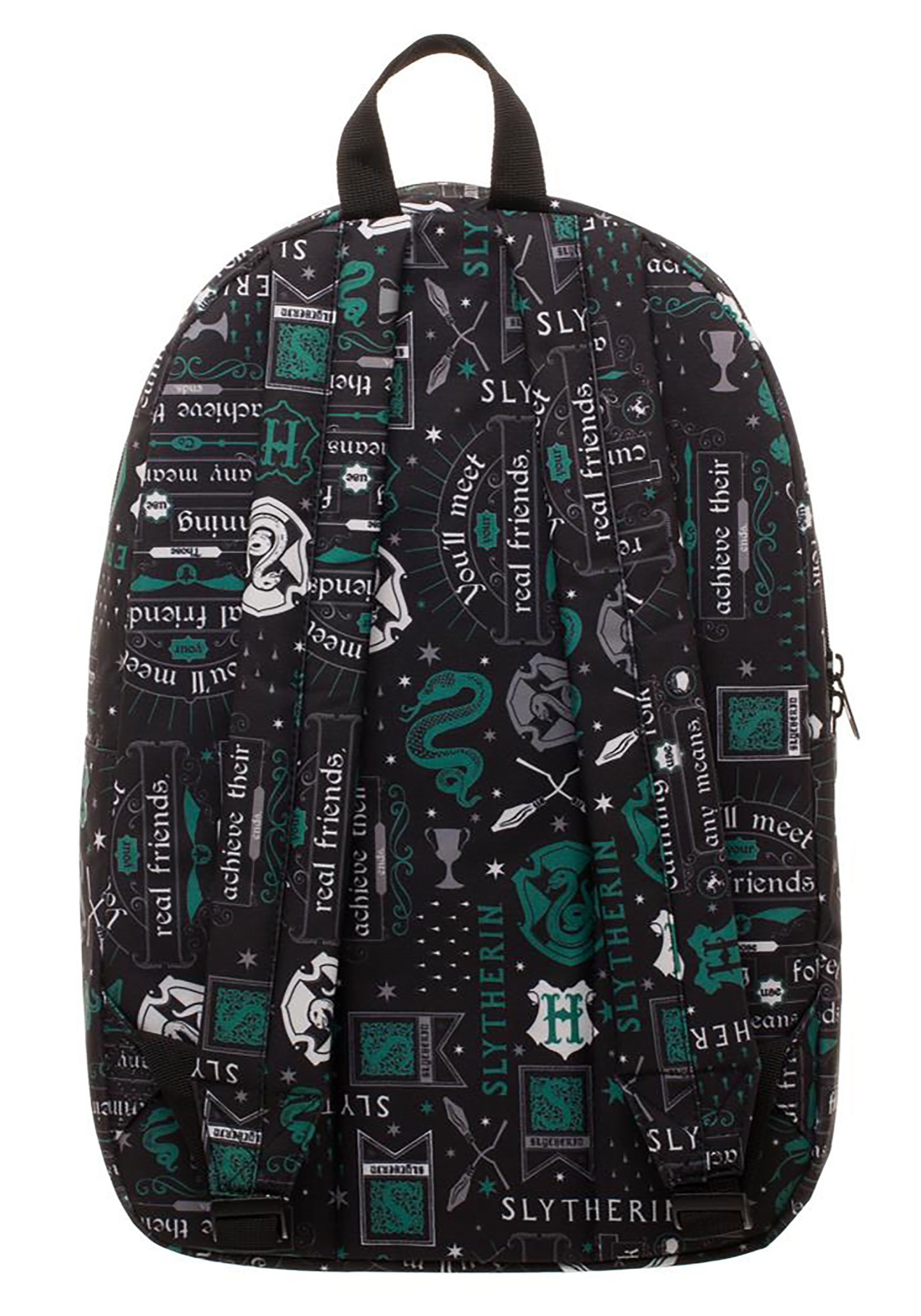 Harry Potter Icon Print Slytherin Backpack