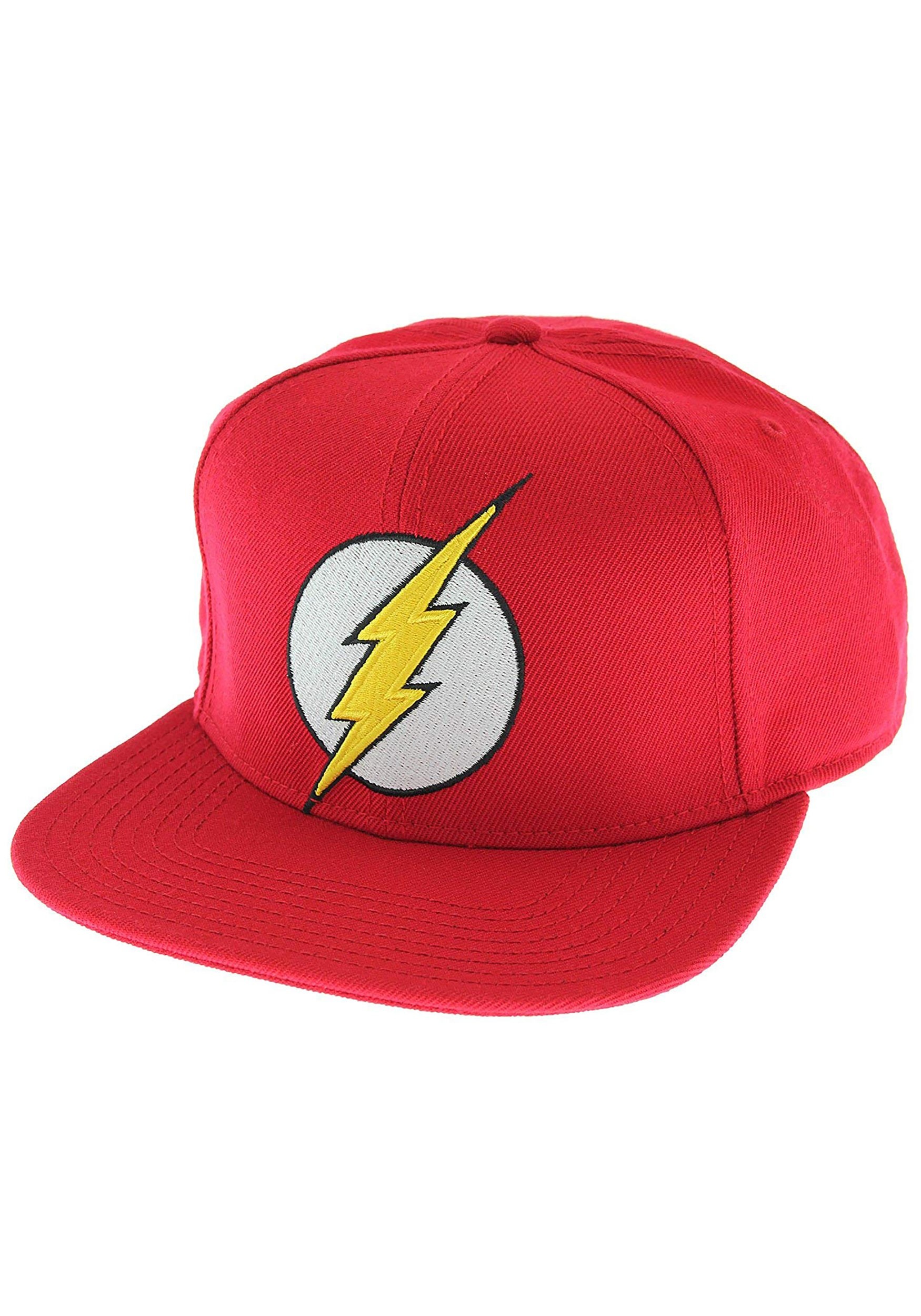 Flash Bright Red Logo Snap Back Hat