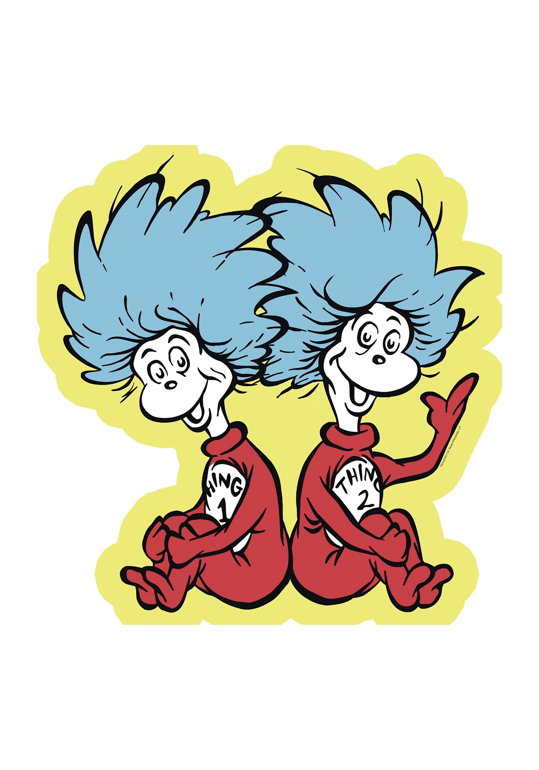 Dr. Seuss Thing 1 & 2- 24 Piece Floor Puzzle