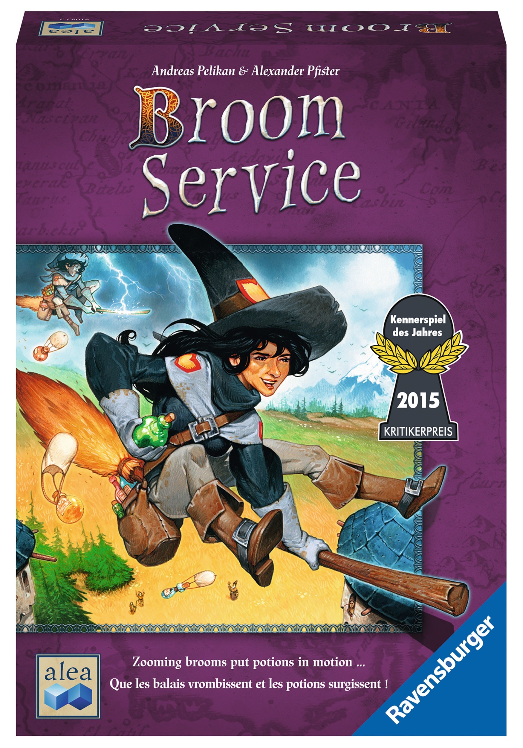 Ravensburger Broom Service Strategy Board Game for Ages 10+