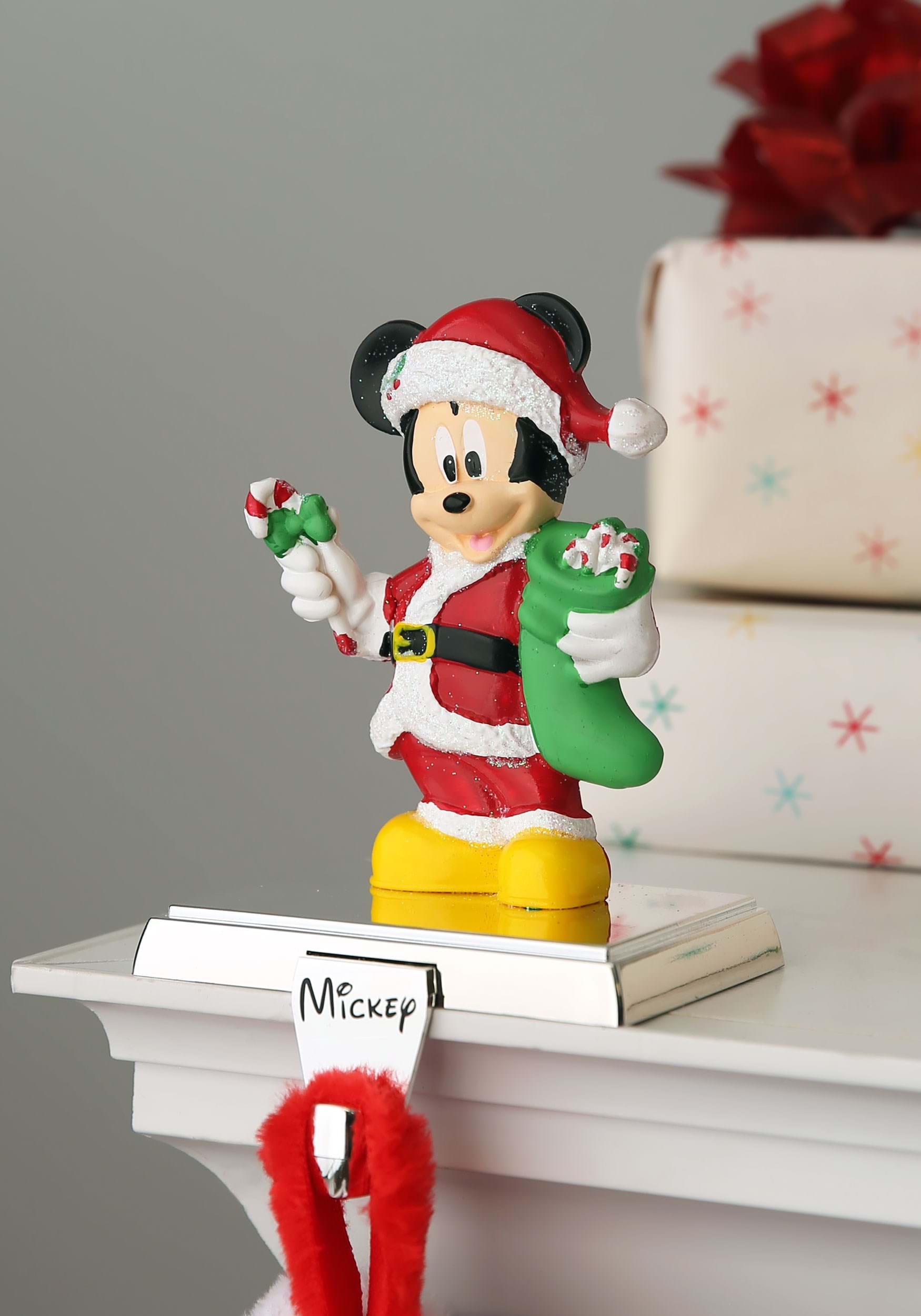 Mickey Mouse Santa Stocking Holder