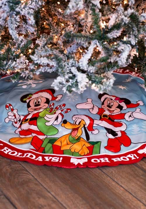 48" Mickey & Minnie Printed Satin Treeskirt