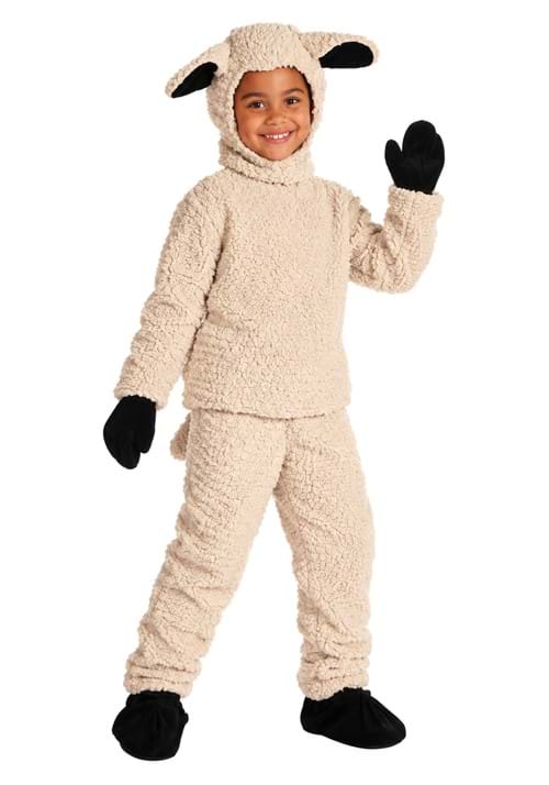 Kids Woolly Sheep Costume New Main