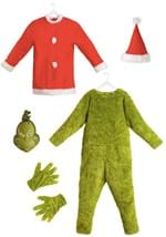 Men's The Grinch Santa Deluxe Jumpsuit with Mask Alt 1