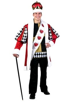 Mens Deluxe King of Hearts Costume