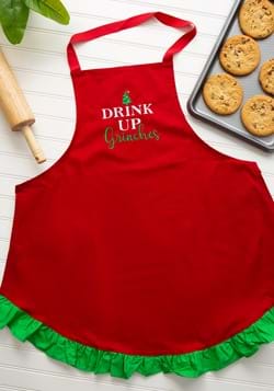 Drink Up Grinches Christmas Apron-1