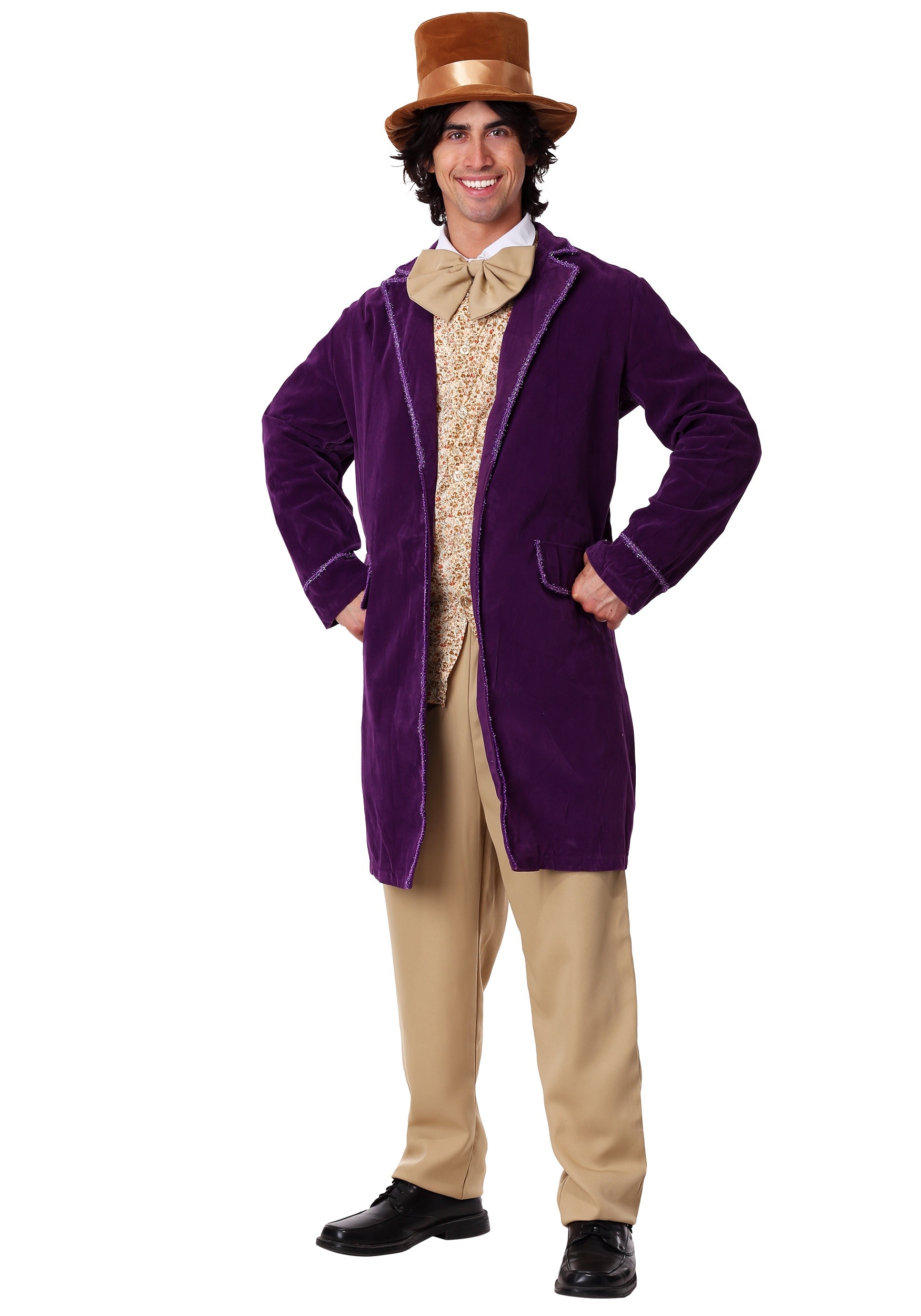 Deluxe Willy Wonka Costume for Men W/ Top Hat | Exclusive | Made By Us