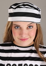 Women's Vintage Striped Prisoner Costume Alt 4
