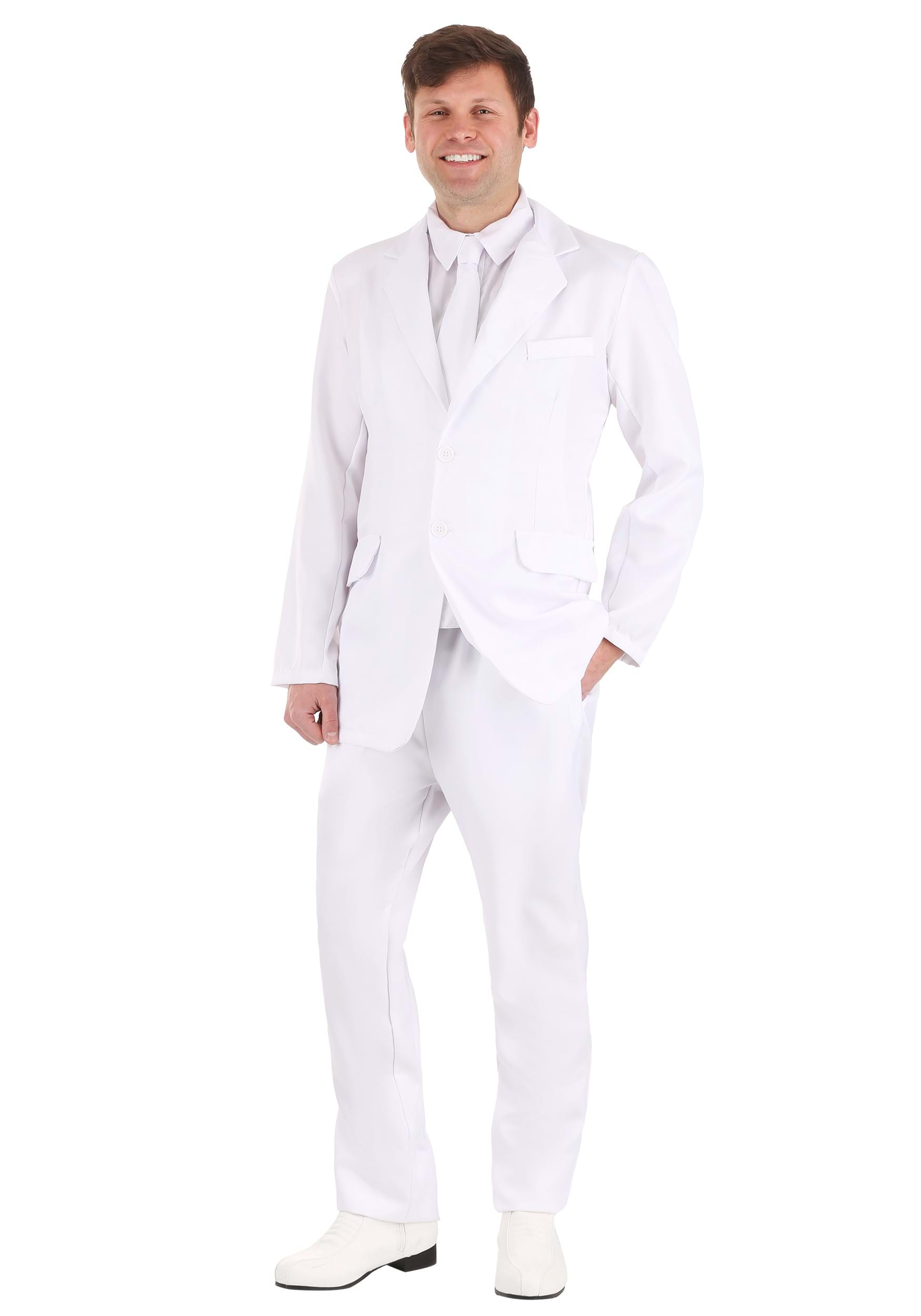 White Costume Suit for Men | 1920s Mobster Costume