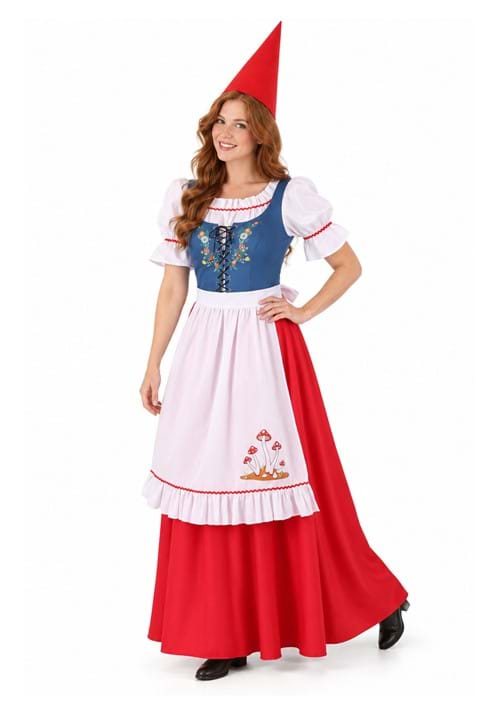 Garden Gnome Womens Costume New Main