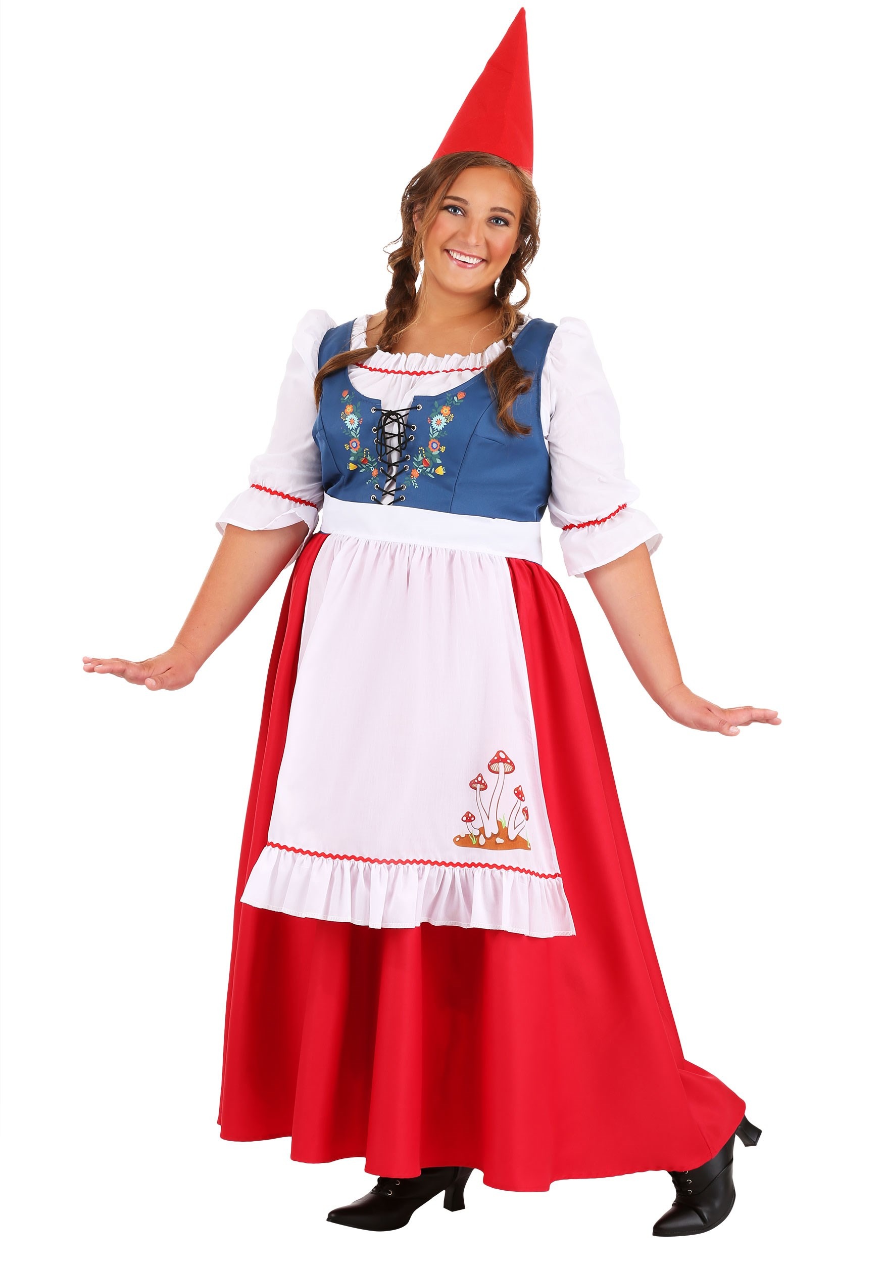 Plus Size Garden Gnome Women's Costume