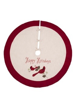 Fabric Cardinal 48" Tree Skirt