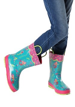 Stephen Joseph Mermaid All Over Print Rainboot