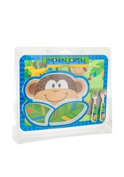 Stephen Joseph Monkey Mealtime Set
