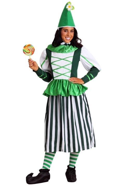 Plus Size Deluxe Munchkin Woman Costume