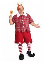 Plus Size Red Munchkin Costume for Adults upd