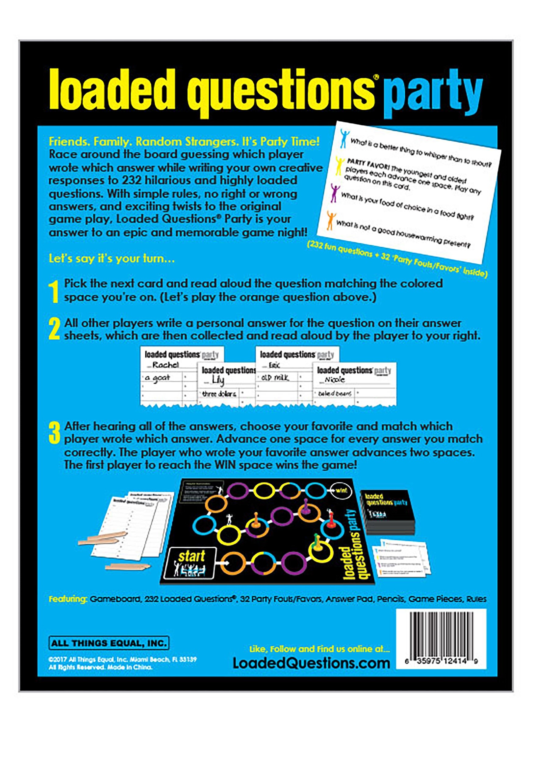 adult loaded questions game sample cards