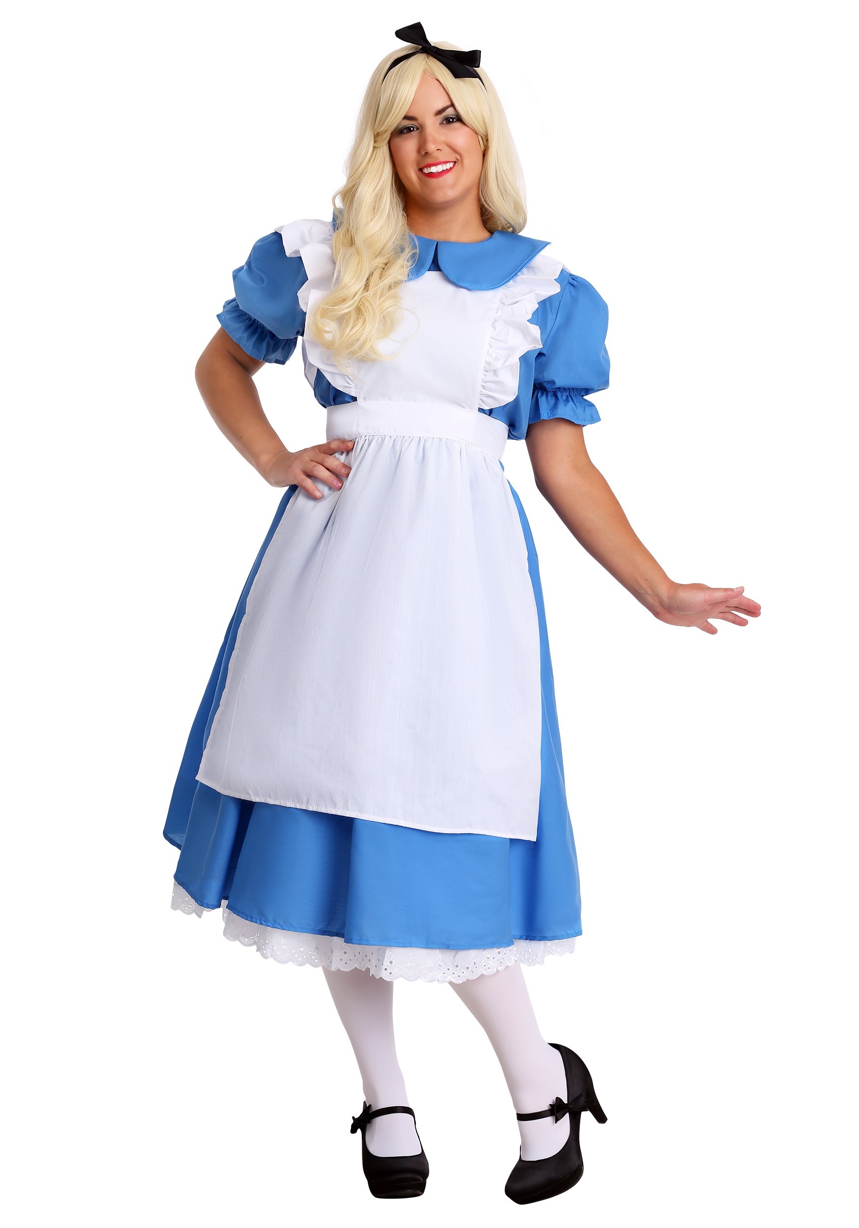 Deluxe Plus Size Alice Costume For Women , Exclusive Alice Costume