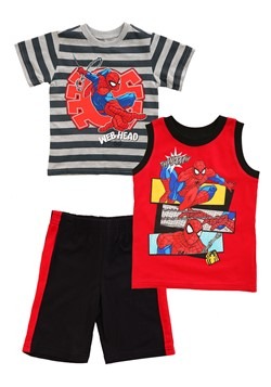 Toddler Spider-Man Web Head 3 Piece Set