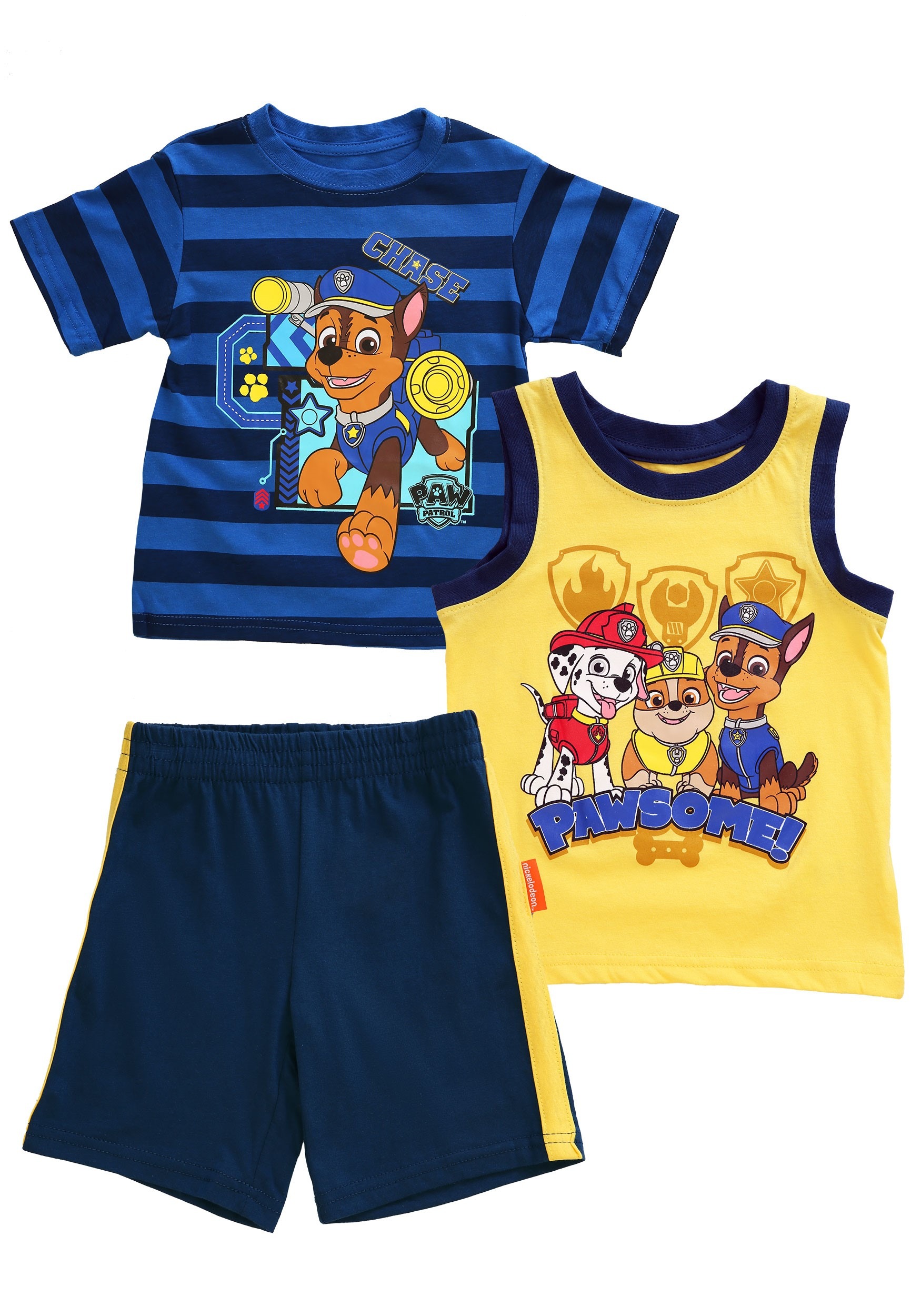 Toddler Paw Patrol Chase Pawsome 3 Piece Boys Set