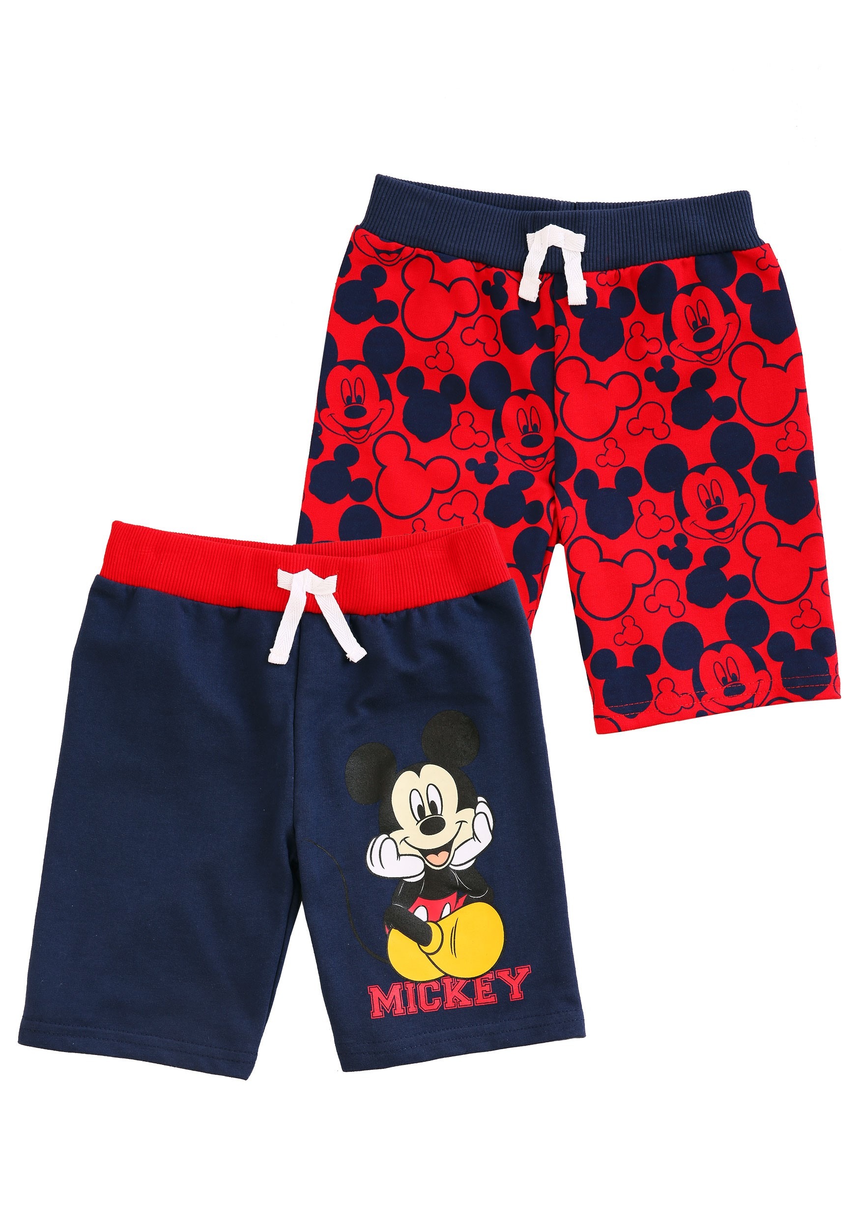 Mickey Mouse Faces Shorts 2-Pack For Toddler Boys