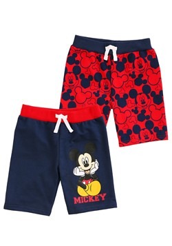 Mickey Mouse Faces Toddler Boys Shorts 2-Pack
