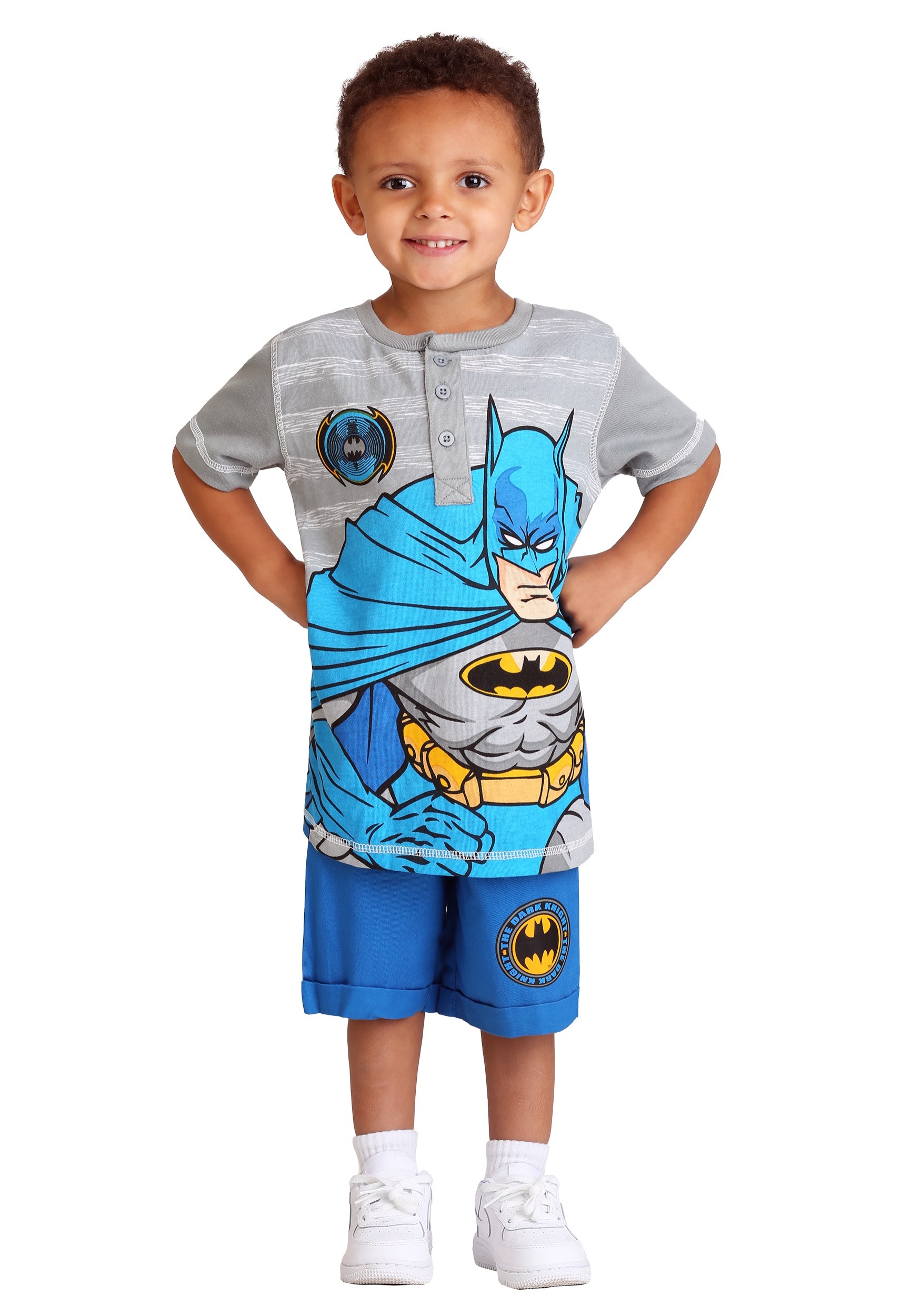 Batman Polo and Twill Toddler Boys Short Set