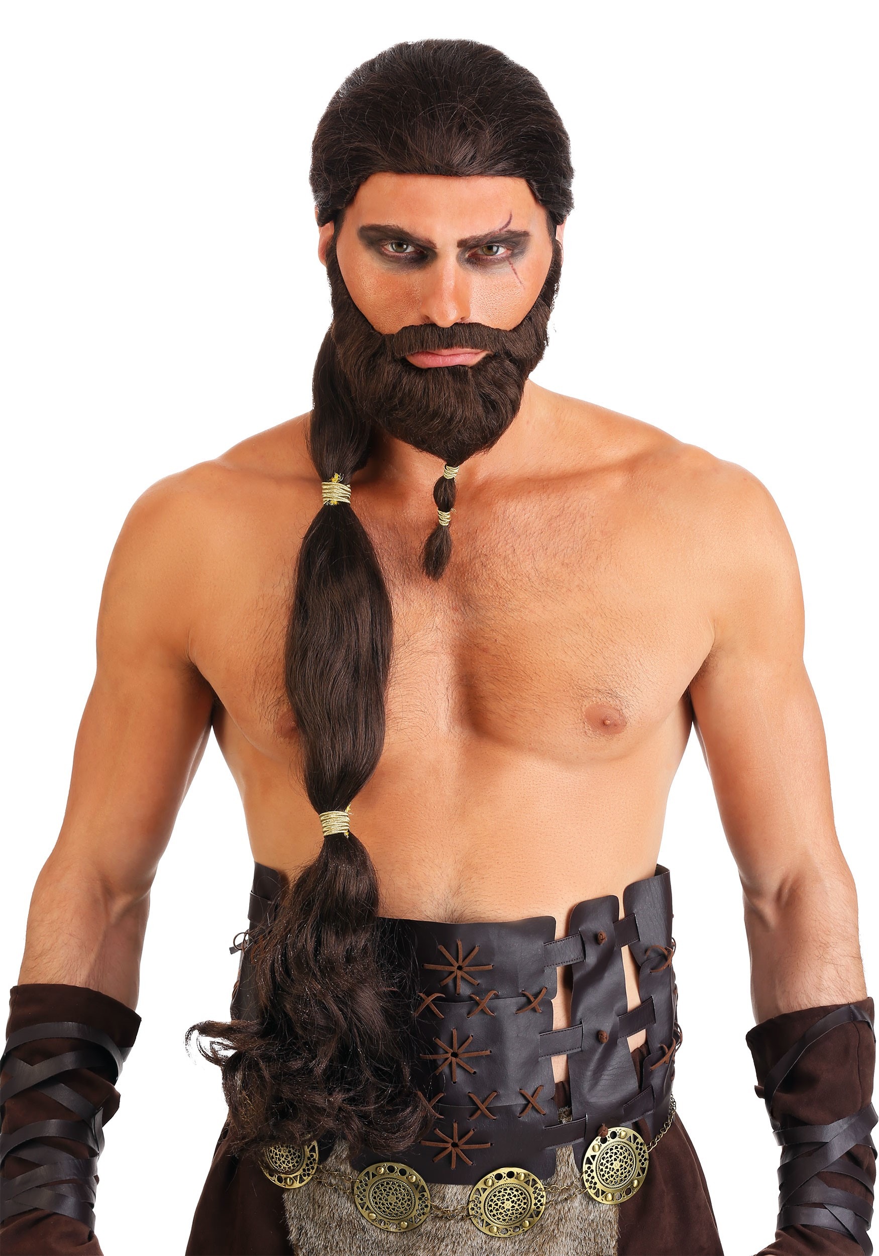 King Warrior Wig And Beard
