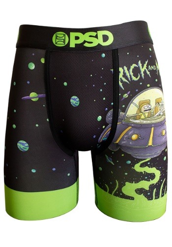 Download PSD Underwear- Men's Boxer Briefs Rick & Morty Flying