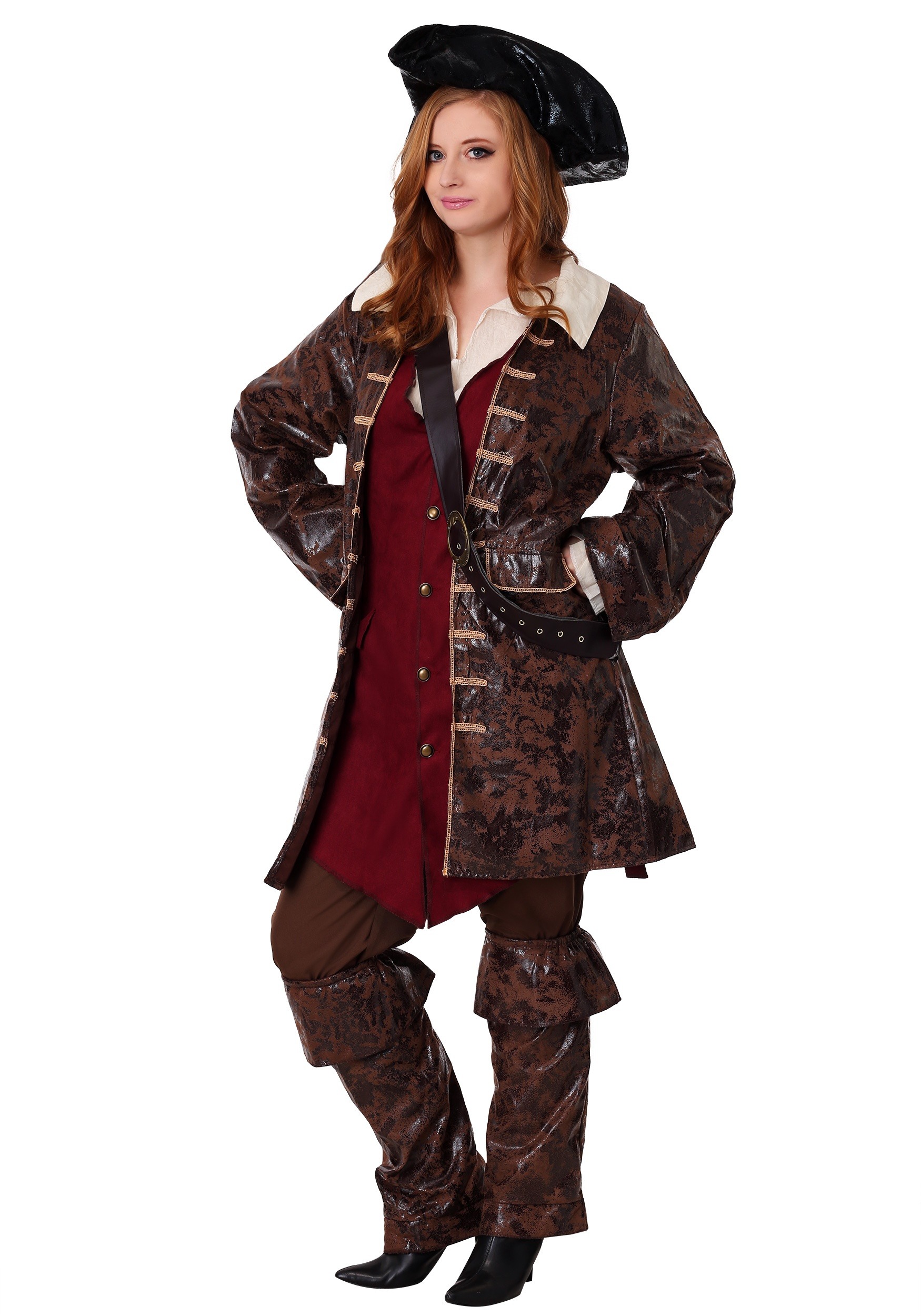 Caribbean Pirate Plus Size Costume for Women